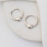 گوشواره حلقه ای قلب ژوپینگ گالری هیما