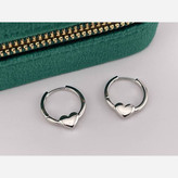 گوشواره حلقه ای قلب ژوپینگ گالری هیما
