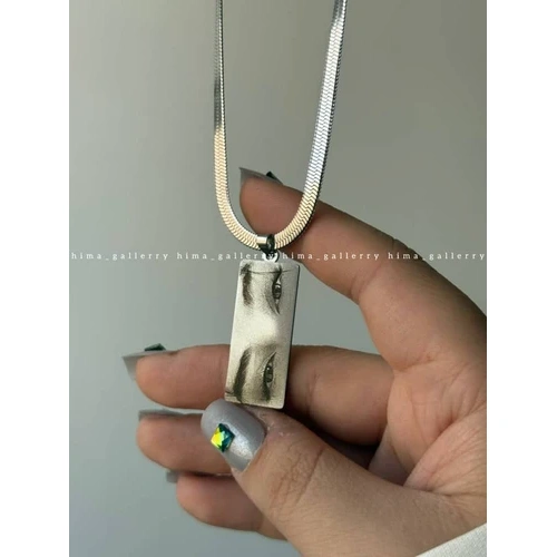 گردنبند چشم یار با حک دلخواه شما