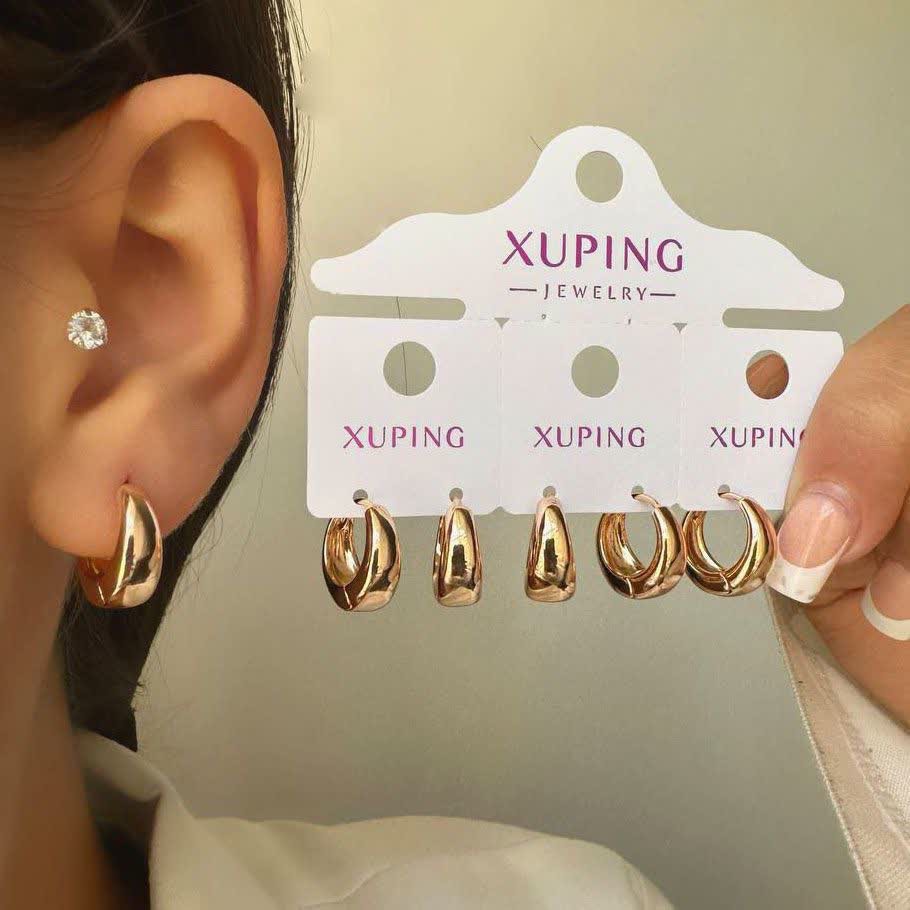 گوشواره ژوپینگ حلقه ای شیک گالری هیما
