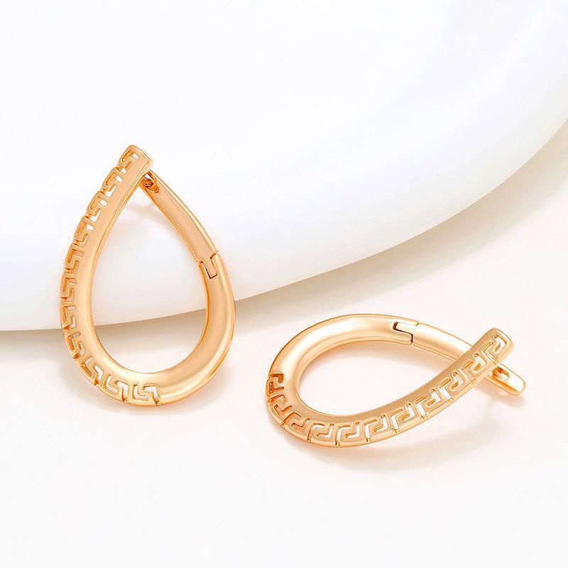 گوشواره ژوپینگ طرح ورساچه مدل فشن گالری هیما