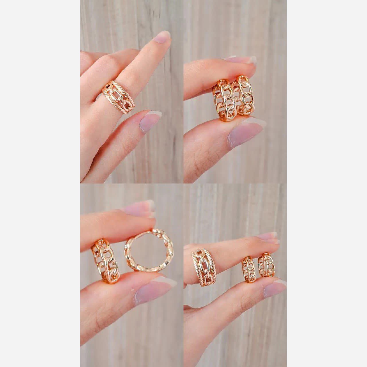 گوشواره ژوپینگ جدید رزگلد گالری هیما