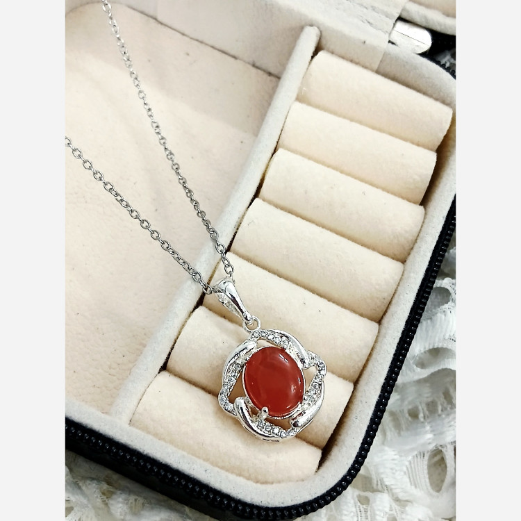 گردنبند زنانه عقیق یمن اصلی عقیق یمن