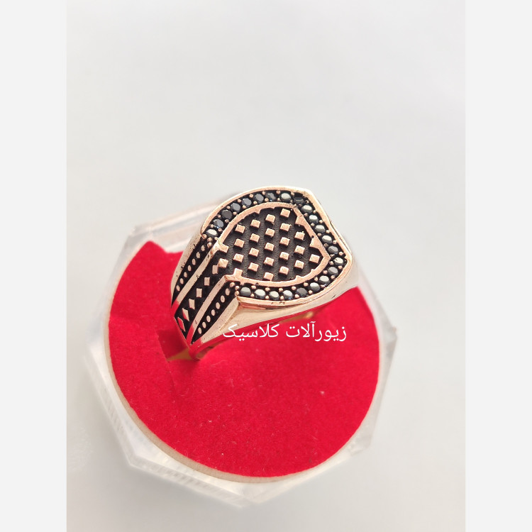 انگشتر مردانه طلا روس کد000