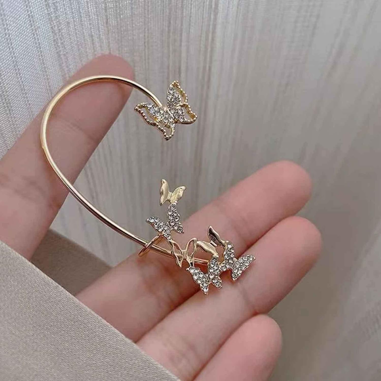 ایرکاف پروانه دو حالته طلایی و نقره ای