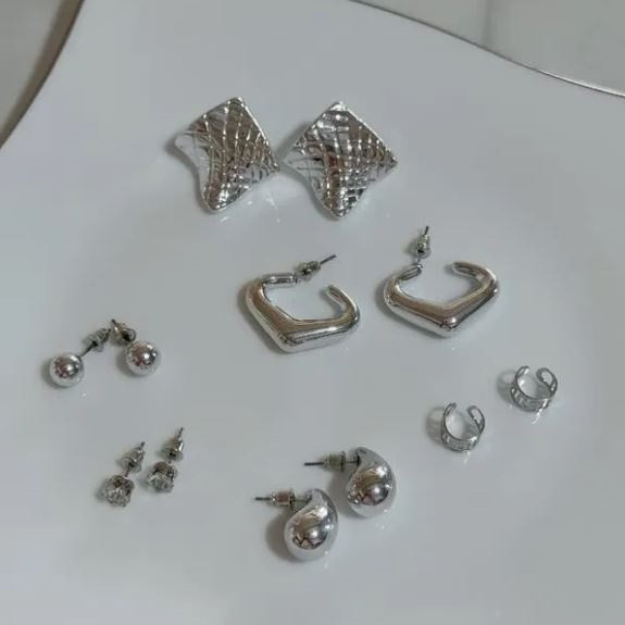 پک گوشواره و ایرکاف (سیلور)