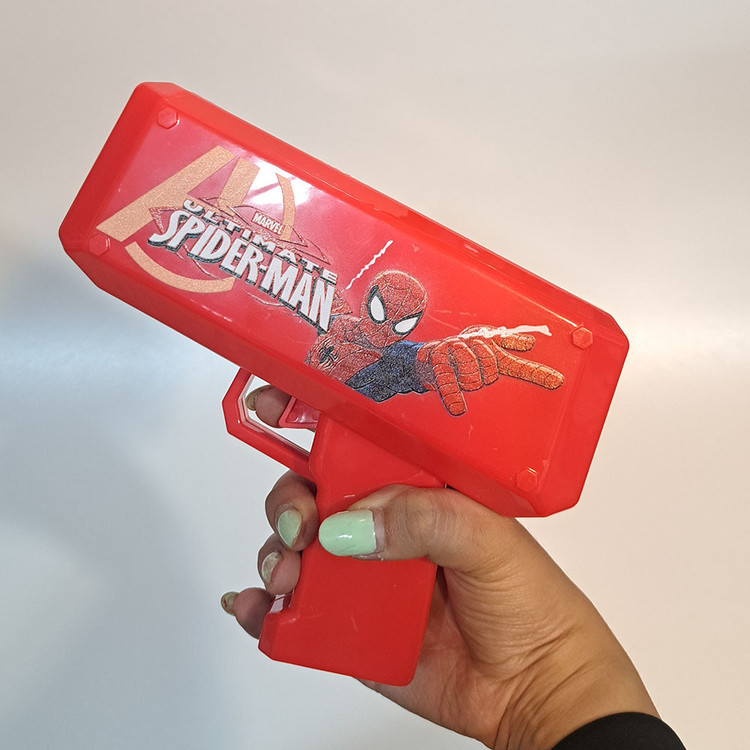 تفنگ حباب ساز طرح کرومی و اسپایدرمن