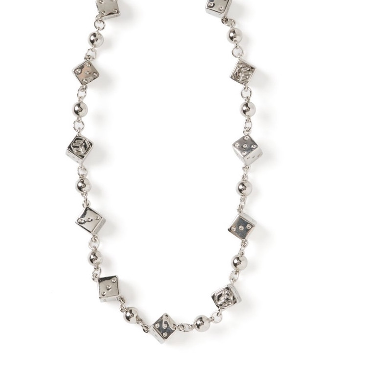گردنبند کروم هارتز تاس chrome hearts