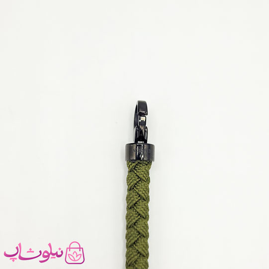 دستبند امگا کنفی مردانه سبز قفل مشکی کیفیت مستر کد 1100