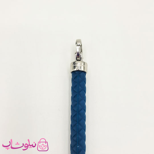 دستبند امگا رابر سبز کله غازی مردانه زنانه قفل نقره ای کیفیت مستر کد 1100