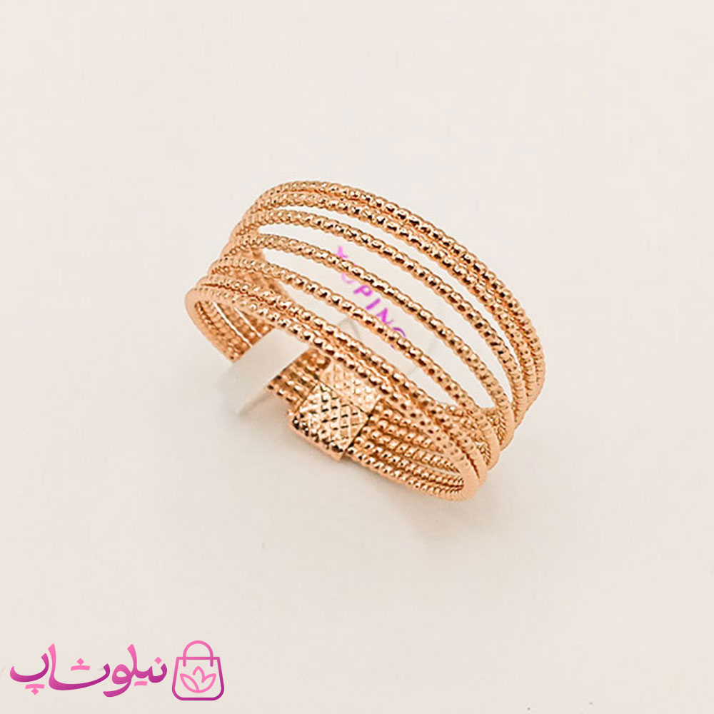 انگشتر زنانه ژوپینگ 7 ردیفه کد 3491