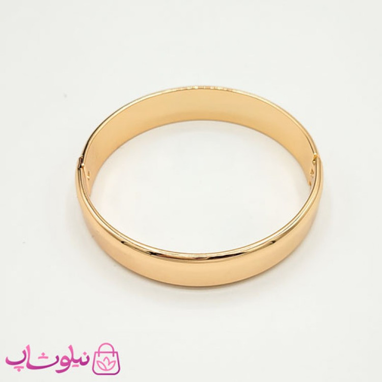 تکپوش زنانه پهن ژوپینگ طلایی ساده سایز 2 کد 1791
