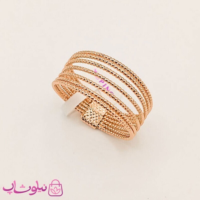 انگشتر زنانه ژوپینگ 7 ردیفه کد 2265 - 7