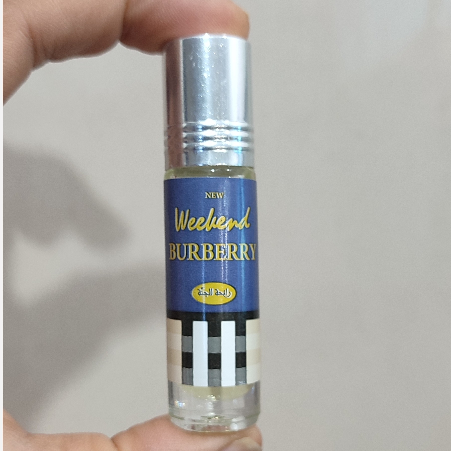 عطر باربری ویکند بربری ویکند برند رایحه الجنه امارت اصلی اورجینال 6 میل بدون الکل ( خرید عطر گرمی و غلطکی گناوه مارکت )
