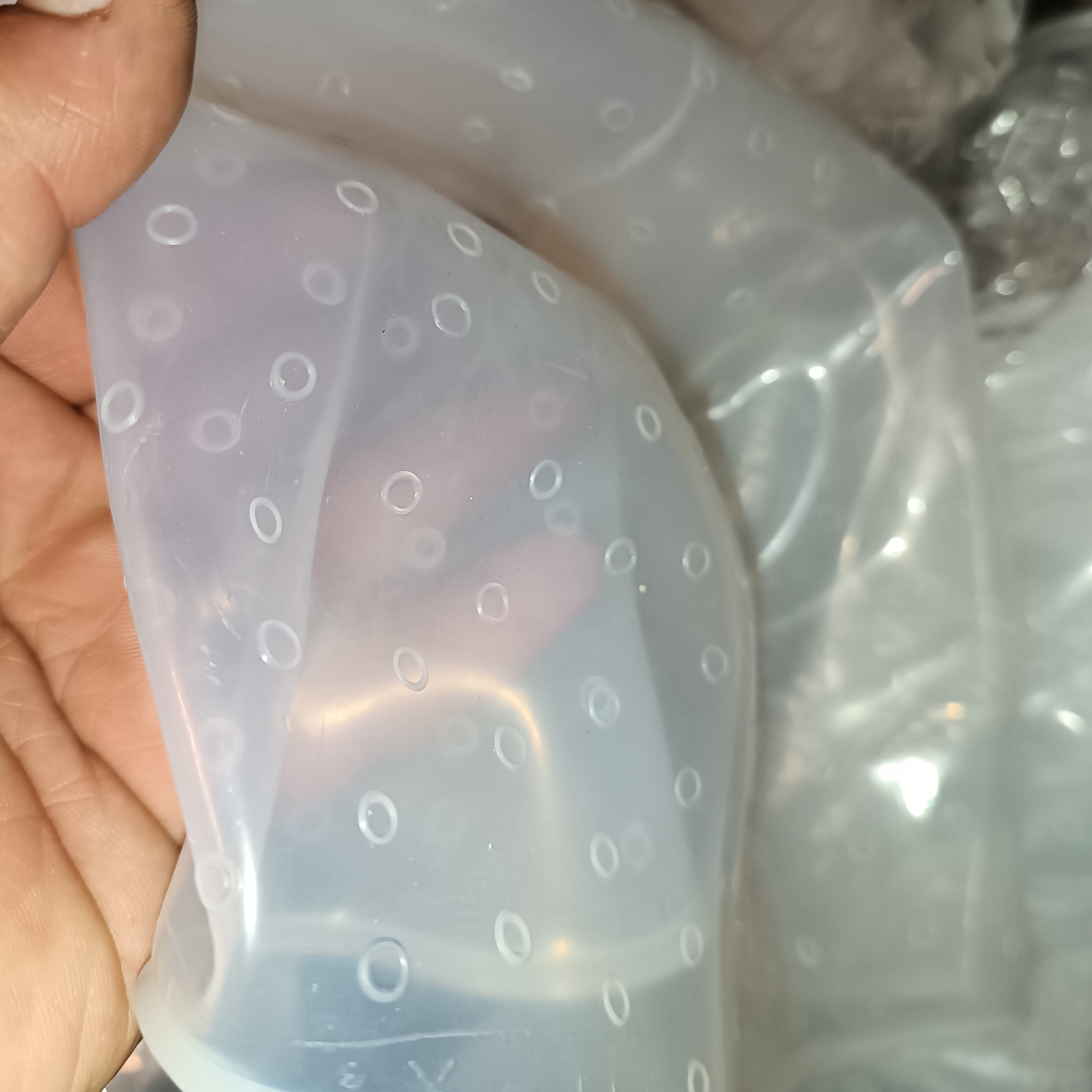 کلاه مش ژله ای بیرنگ کیفیت عالی مناسب رنگمو مش پودر دکلره دکوکرم دکوپاژ سالنی کلاهمش اصلی انواع رنگ مو اکسیدان موجوده
