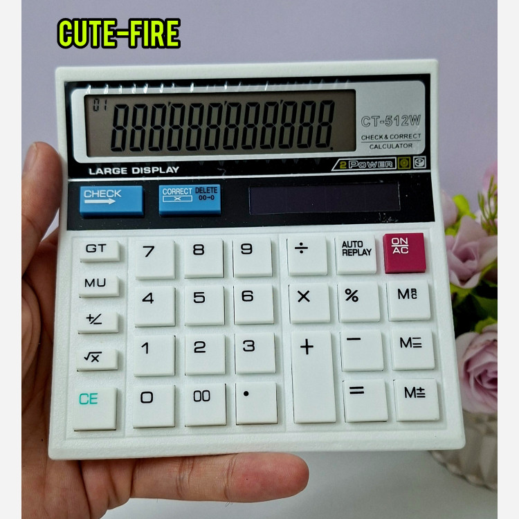 ماشین حساب سایز متوسط CT-512W