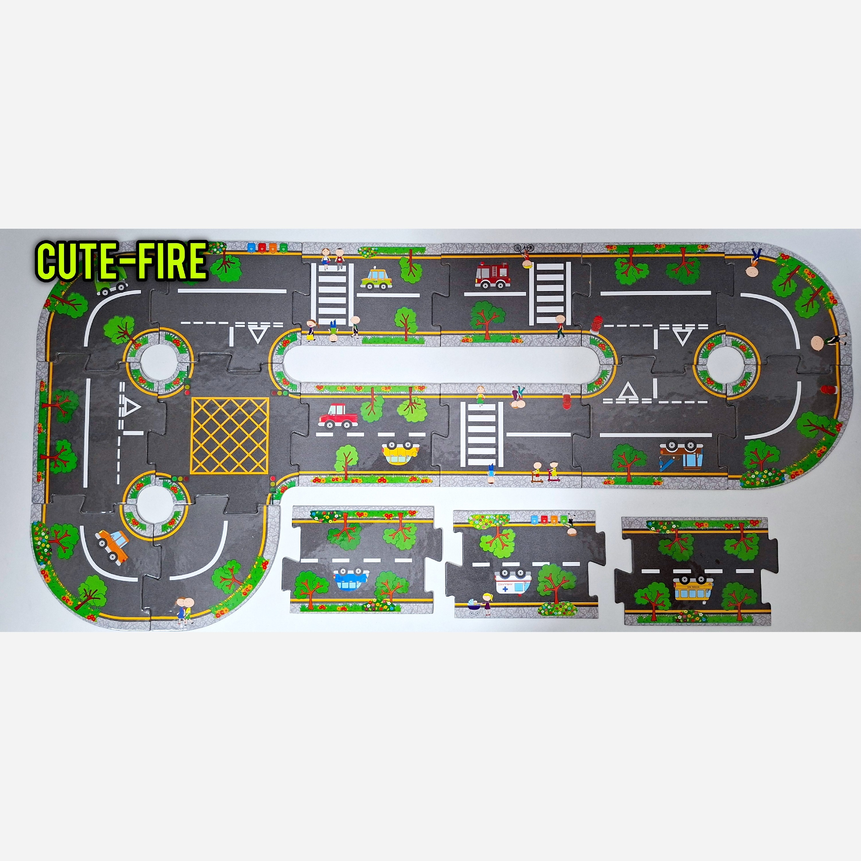 شهر کودک کیفی مدل پازل 20 قطعه درشت مقوایی ضخیم 20 قطعه کیفی