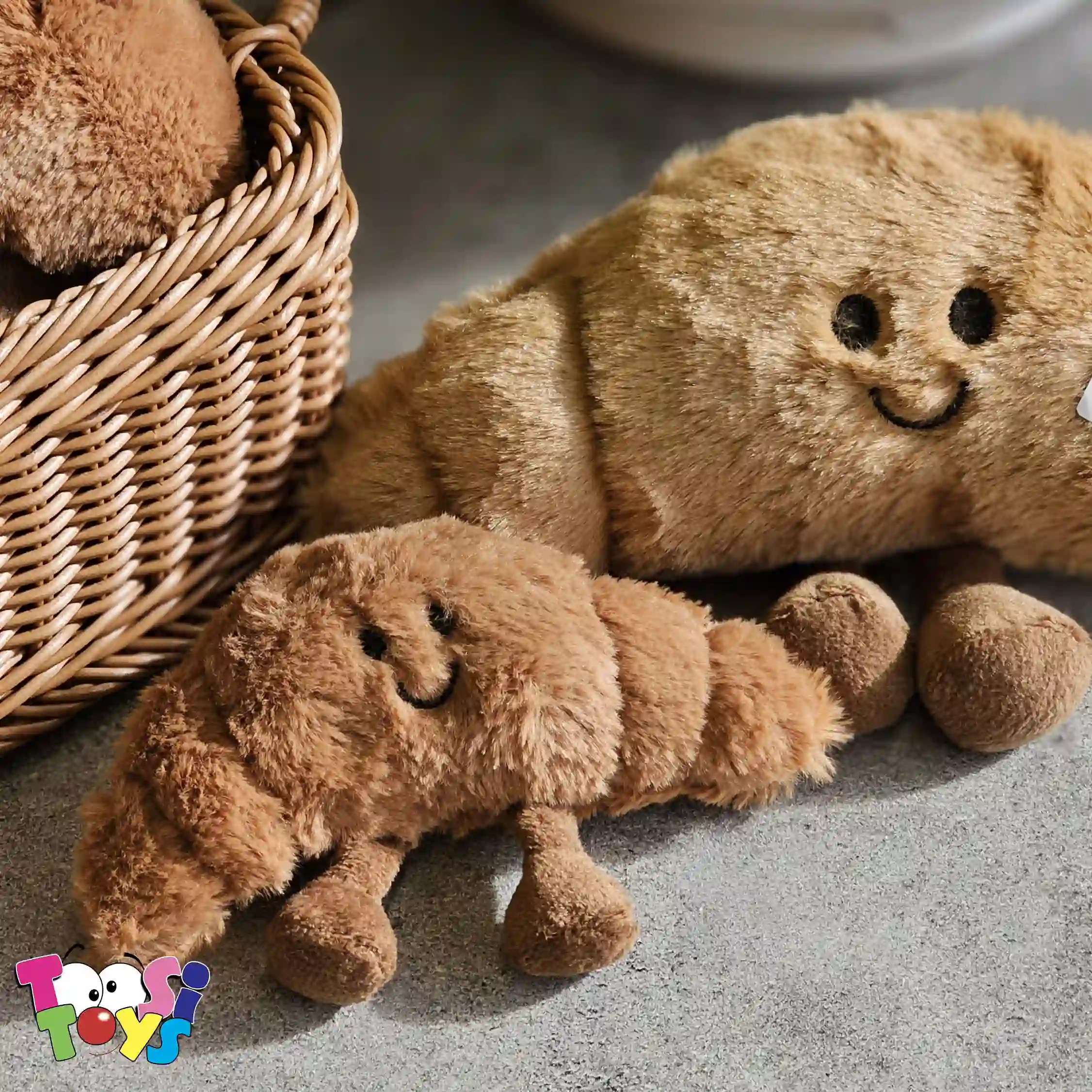 عروسک آویز جاکلیدی کروسان