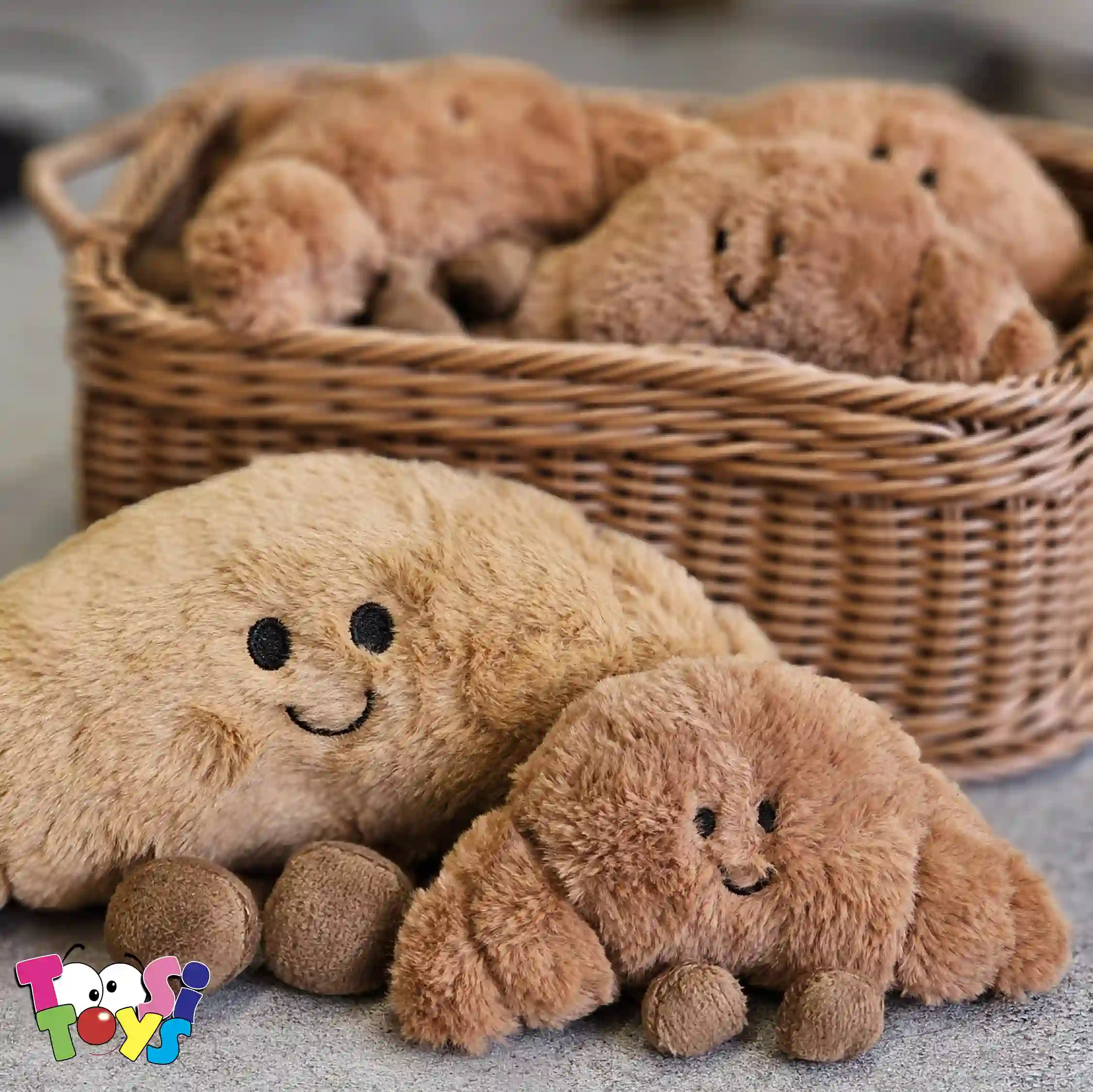 عروسک آویز جاکلیدی کروسان