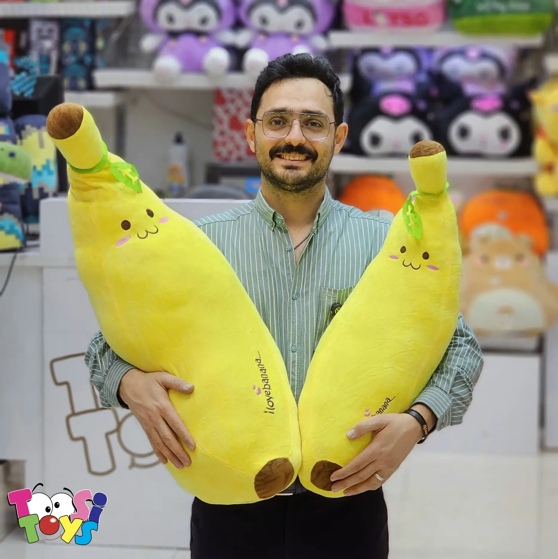 عروسک موز بالشتی
