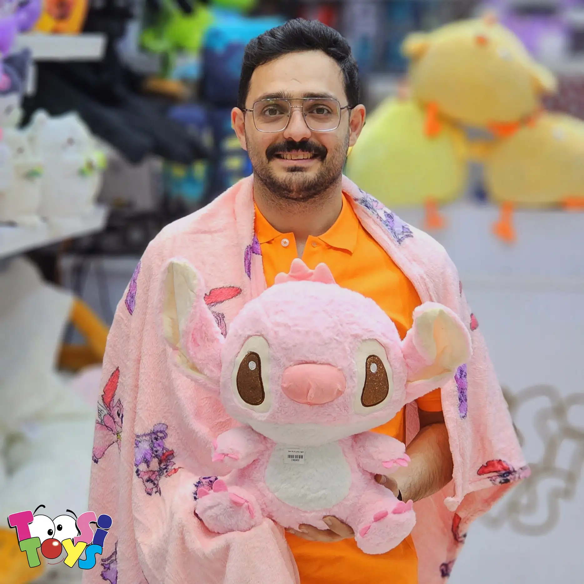 عروسک پتو بالشتی استیج 3 رنگ
