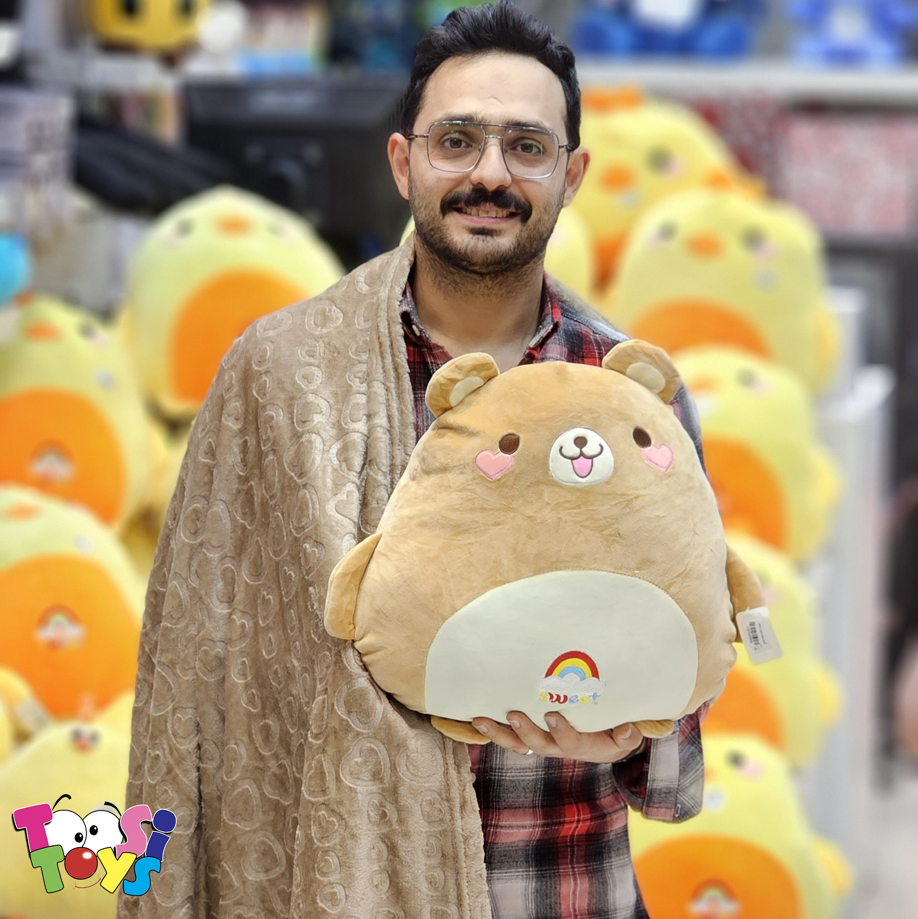 عروسک پتو بالشتی حیوانات