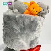 بوکت دسته گل نوکمدادی عروسک خرس تدی کد 13