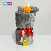 بوکت دسته گل نوکمدادی عروسک خرس تدی کد 13