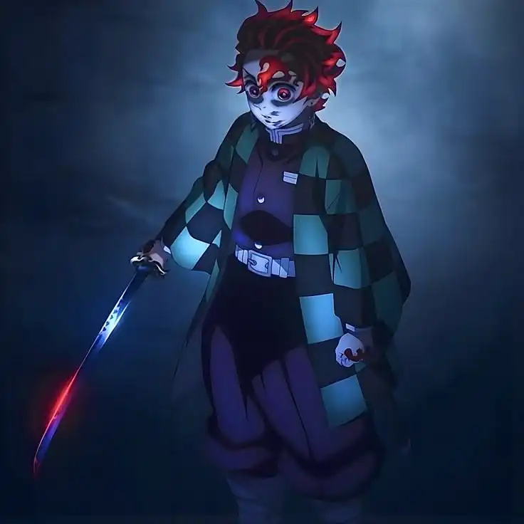 تابلو نقاشی بوم تانجیرو کامادو انیمه شیطان کش (Demon Slayer)