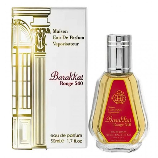 عطر  50 میل فراگرانس ورد  Fragrance world Barakkat Rouge 540