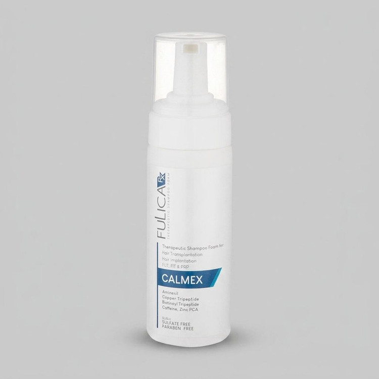 شامپو پس از کاشت مو فولیکا مدل CALMEX حجم 150 میلیلیتر، مغذی، ضد خارش، ضد التهاب، تقویتکننده مناسب بزرگسالان