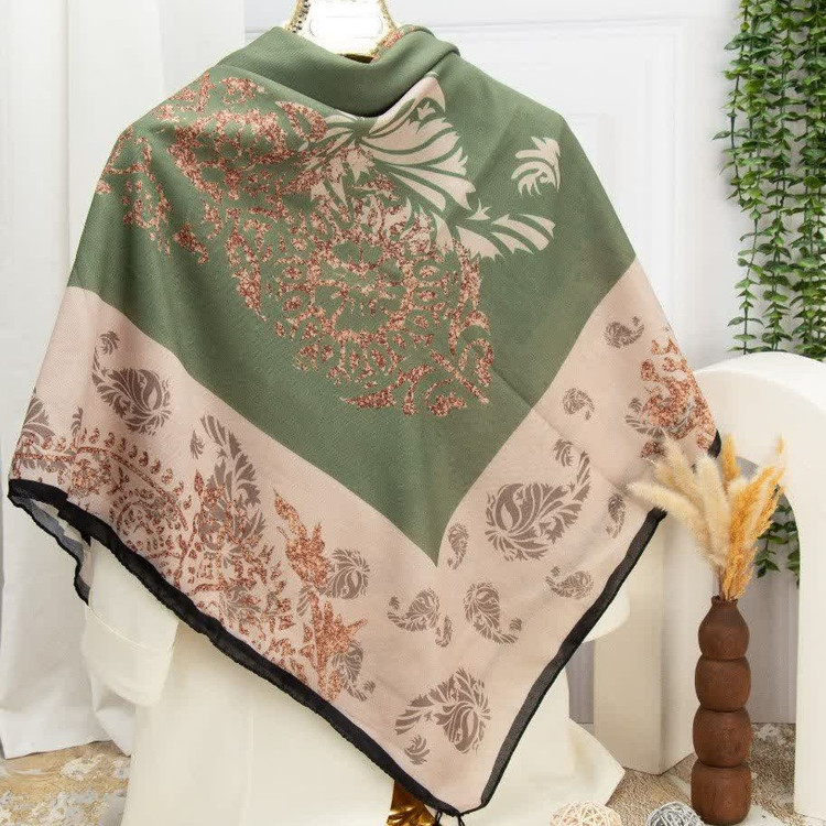 روسری مجلسی عیدانه نخی