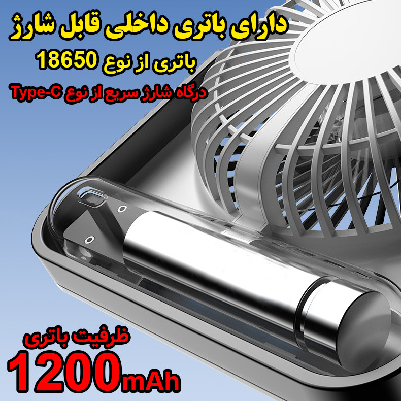 پنکه رومیزی مدل پایه متحرک کد M7