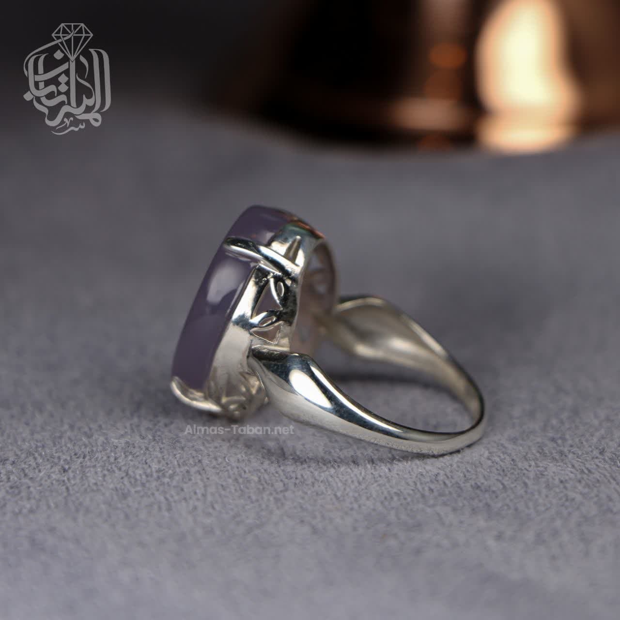 انگشتر نقره زنانه عقیق کبود کد 484