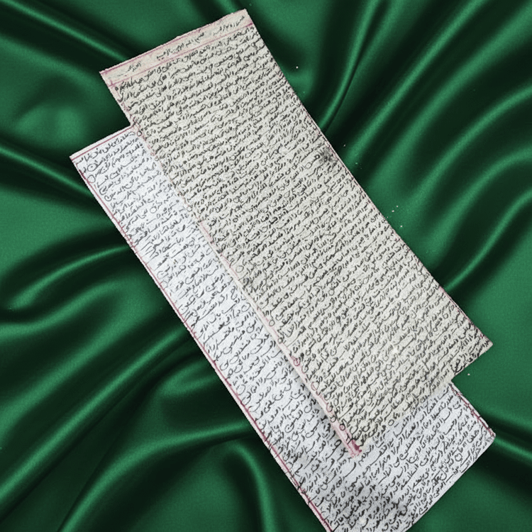 حرز سوره ی احزاب روی پوست آهوی اصلی کد 3616