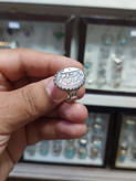 عقیق سوسنی… رنگی میان آرامش و شکوه 💜 انگشترالیاژی حکاکی امیری حسین ونعم الامیر کد 8200