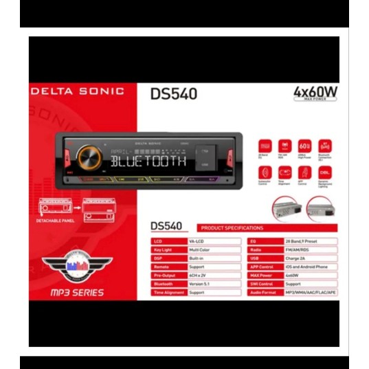 پخش کننده خودرو دلتا سونیک مدل DS540 deltasonik