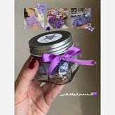 پک هدیه شیشه اکسسوری 10 عددی ساعت دار پینترستی رویایی با متریال وارداتی فانتزی کیوت کادو هدیه تولد با اشانتیون رایگان