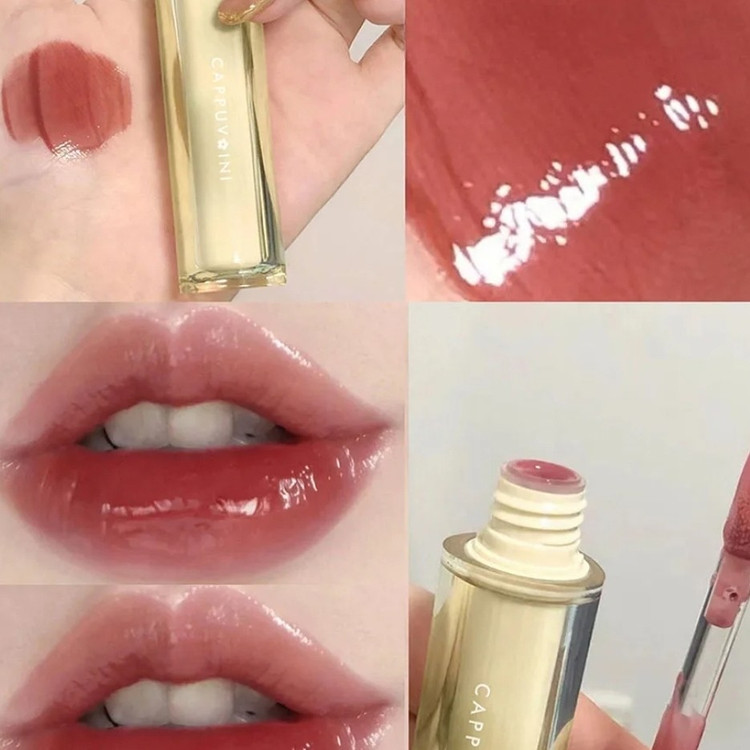 رژ لب سه بعدی کریستالی کره ای بالم لب نرم کننده و آبرسان لب گوگولی کیوت فانتزی پینترستی