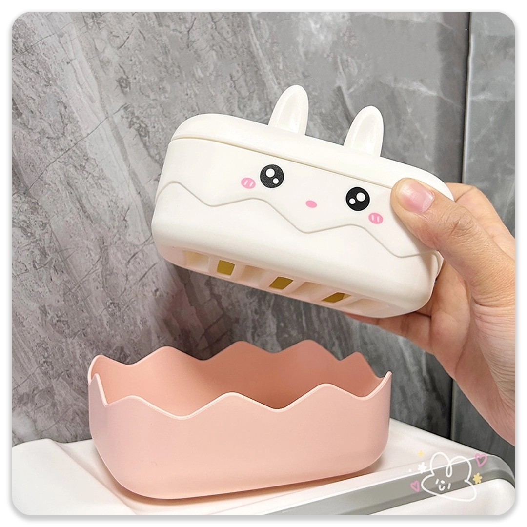 جاصابونی پینترستی خرگوشی (جای اکسسوری هم میشه) پینترستی کیوت فانتزی گوگولی مناسب کادو هدیه