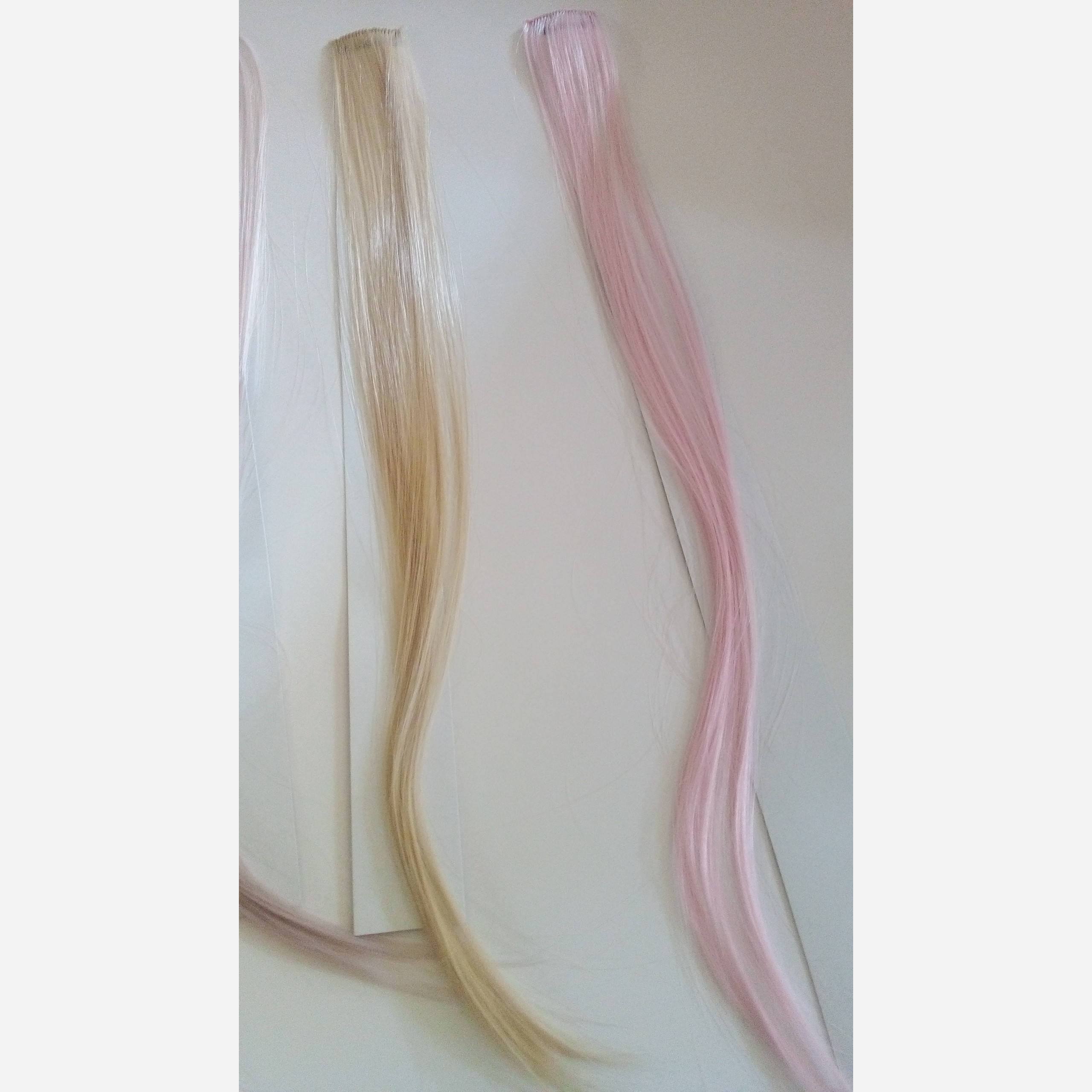 مو اکستنشن شاخه ای (20 عددی ) مو رنگی مو تکه ای با رنگهای طبیعی آمبره و ساده اندازه 50 سانتی صاف انتخاب رنگ به دلخواه
