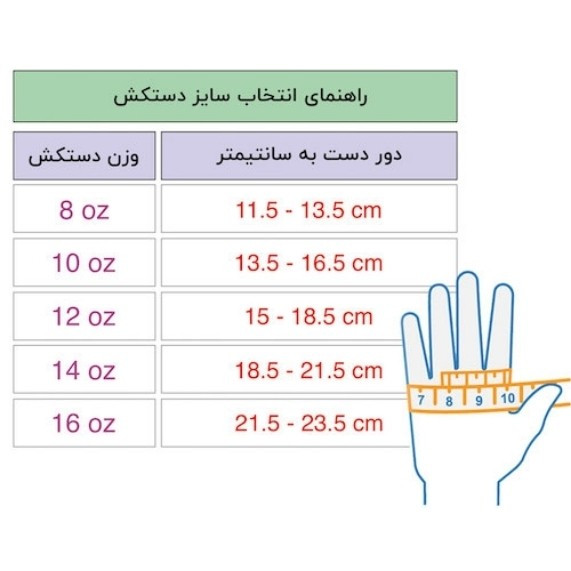 دستکش بوکس پسرانه اعلا مارک گرین هیل سایز 12