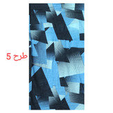 اسکارف ورزشی (دسمال سر و صورت) طرح دار چند کاره پارچه اعلا