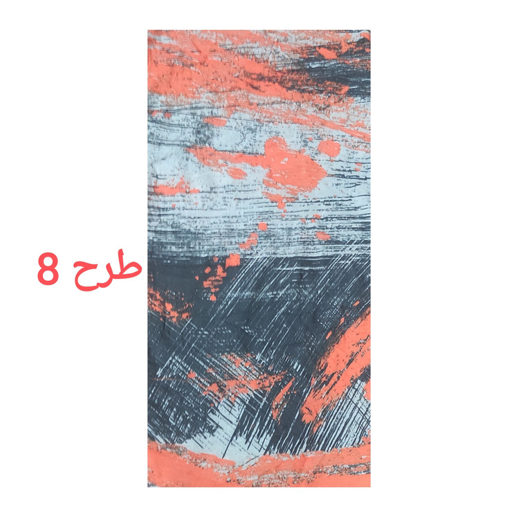 اسکارف ورزشی (دسمال سر و صورت) طرح دار چند کاره پارچه اعلا