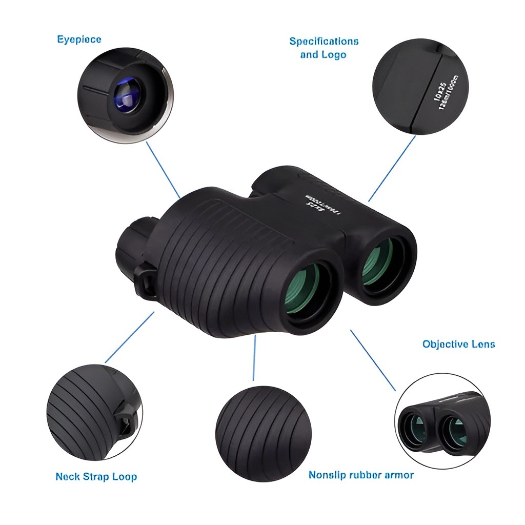 دوربین شکاری دوچشمی کوهنوردی اورجینال COMET 10X25 HD (ارسال رایگان و خرید قسطی)