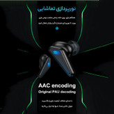 هدفون بلوتوثی مدل K55 بدون نویز کنسلینگ، درگاه شارژ USB Type-C، پشتیبانی از فرمان لمسی، دارای سه میکروفون، مقاومت در برابر رطوبت و عرق