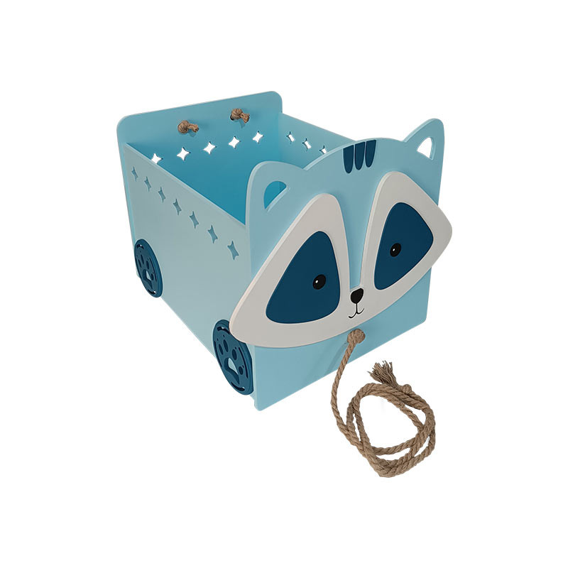 جعبه اسباب بازی کودک طرح راکون مدل MKids60-Rac-A
