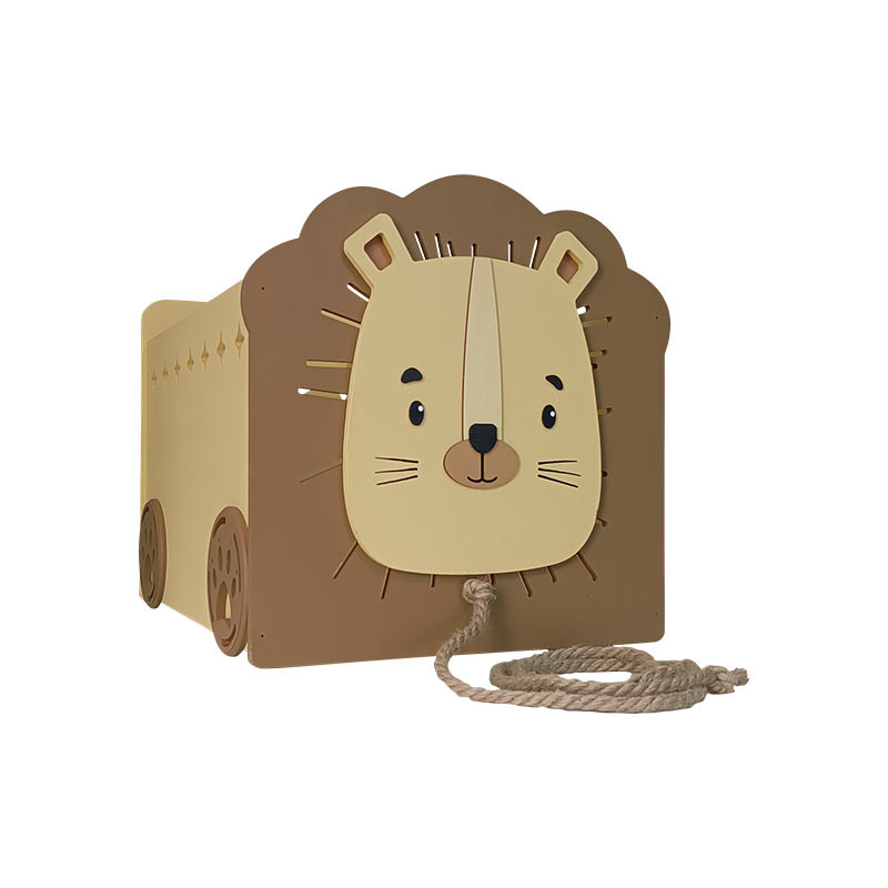 جعبه اسباب بازی کودک طرح شیر مدل MKids60-Lio-A