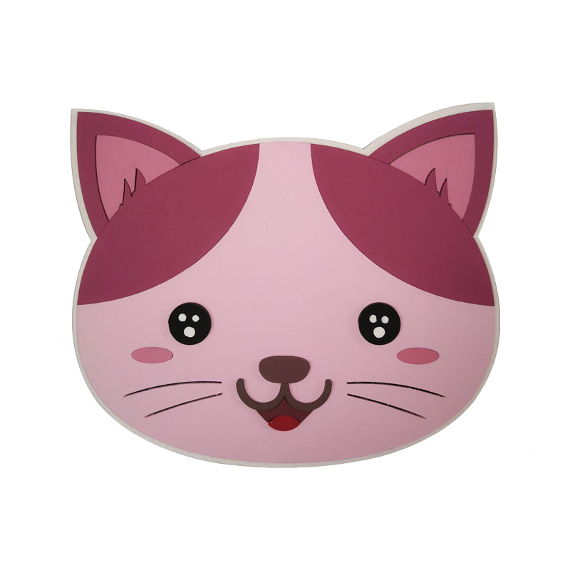 استیکر چوبی کودک طرح گربه مدل MKids19-Cat-B